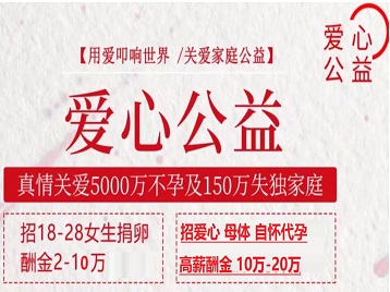 北川捐卵助孕生子 爱心志愿者招募